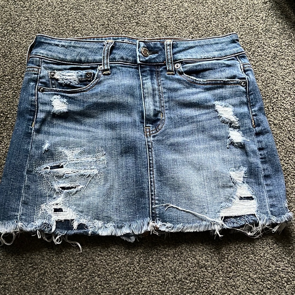 Medium wash Denim skirt